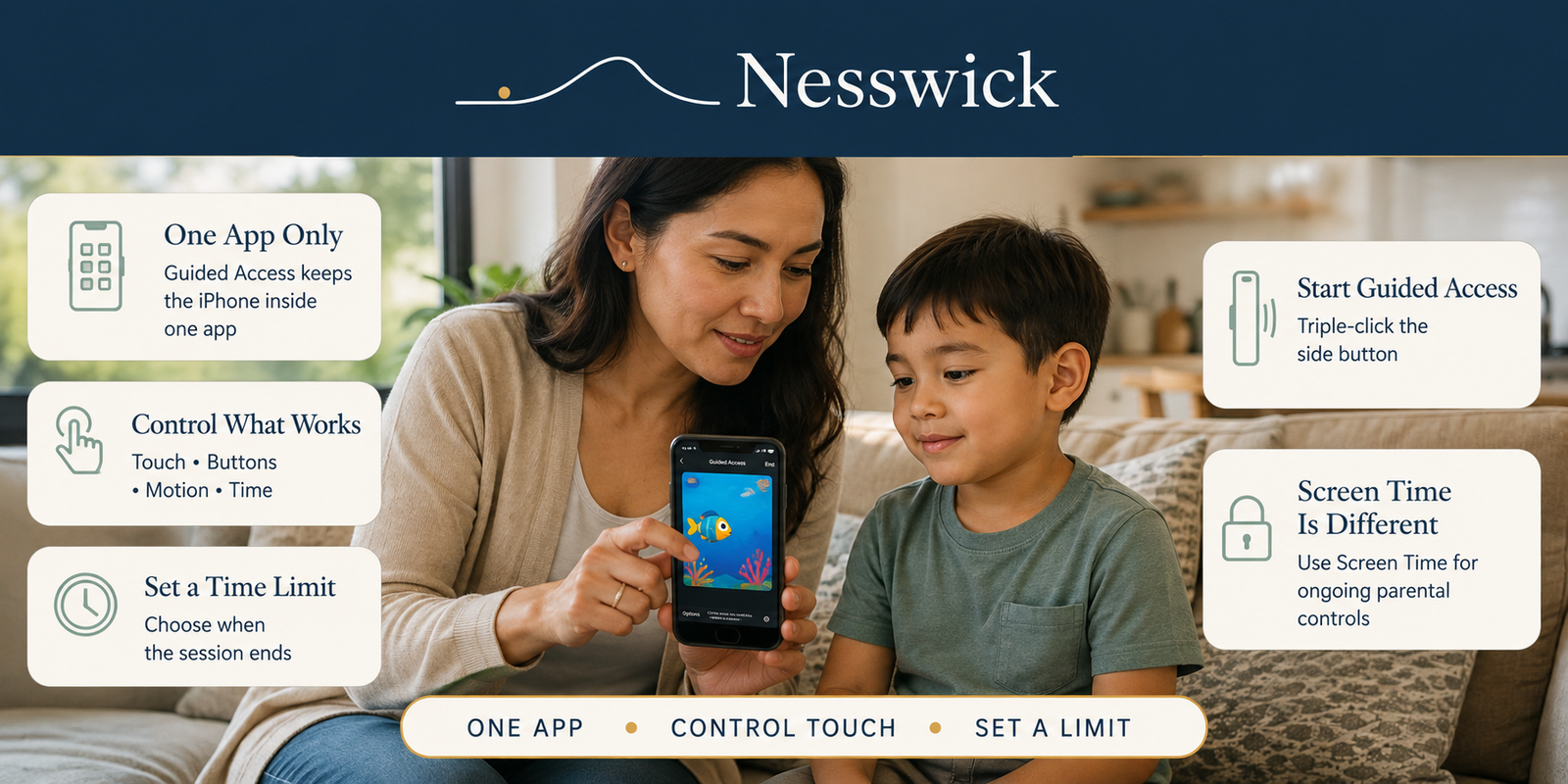 How to Lock the iPhone Screen for Kids with Guided Access