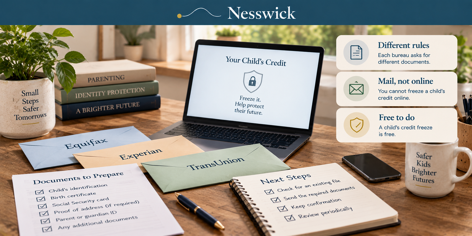 How to Freeze Your Child’s Credit (and What Each Bureau Asks For)