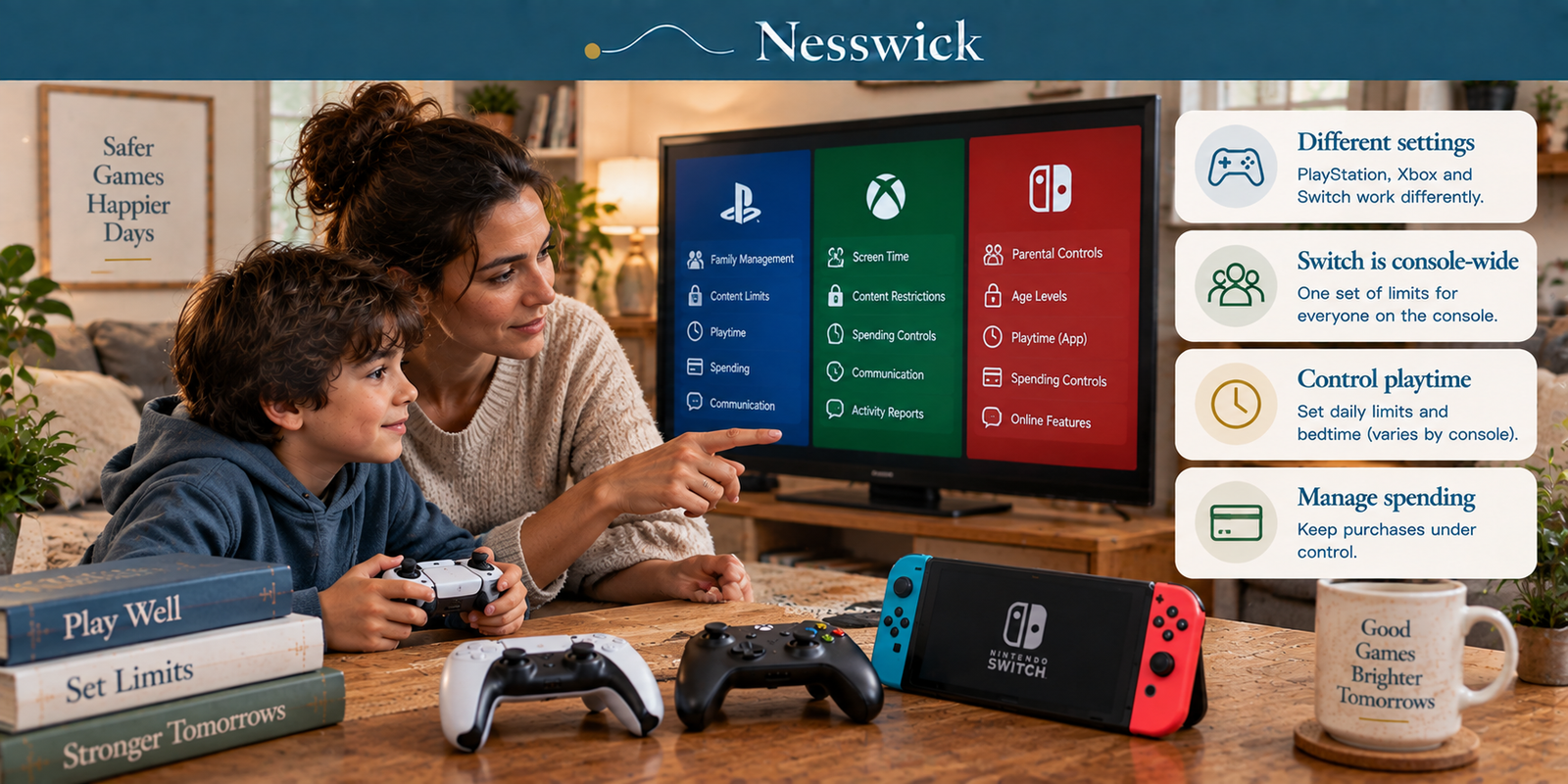 Parental Controls on Game Consoles: What Actually Differs Between Them