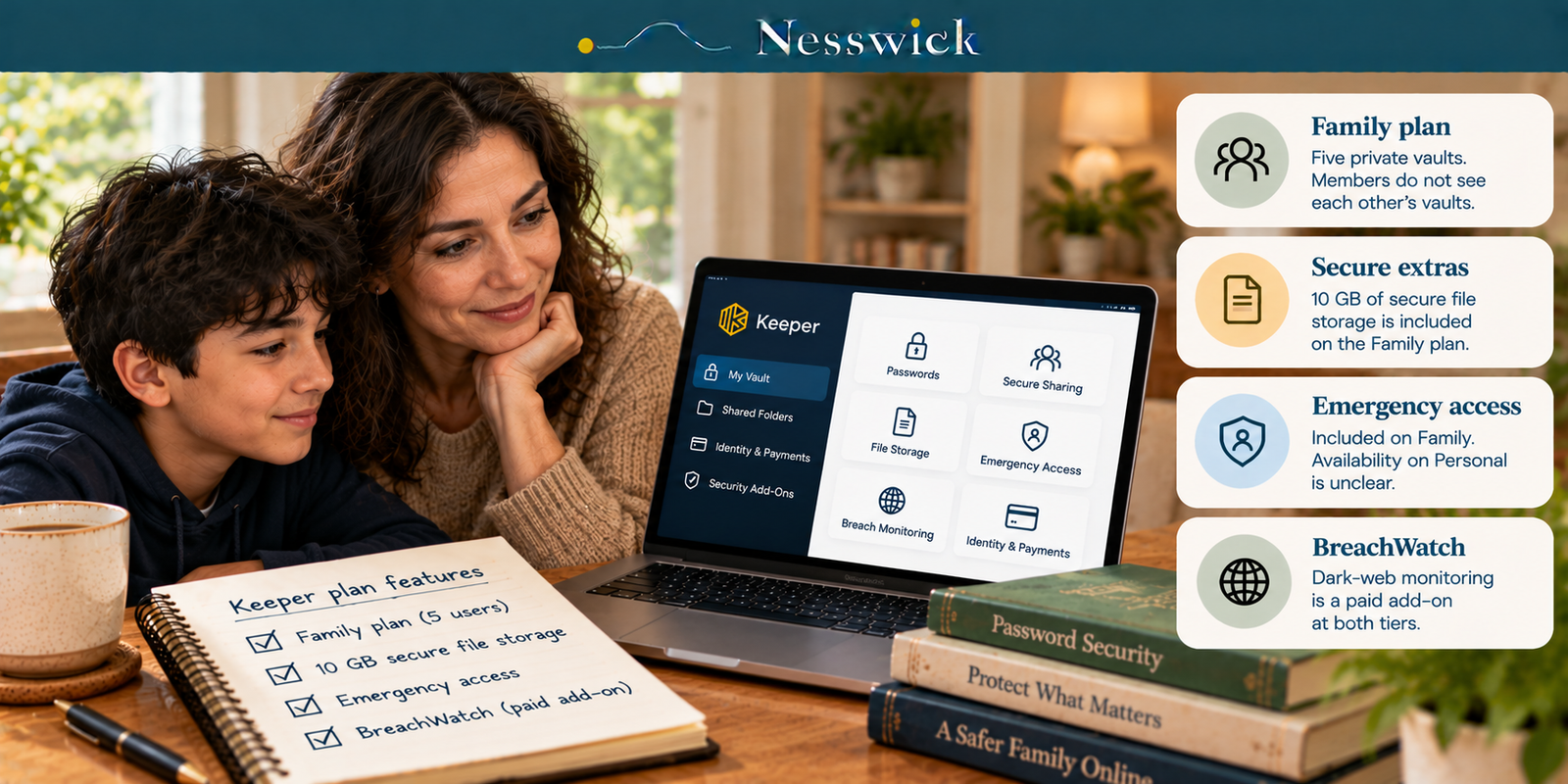 Keeper Review: What the Family Plan Includes, and What Keeper Sells Separately